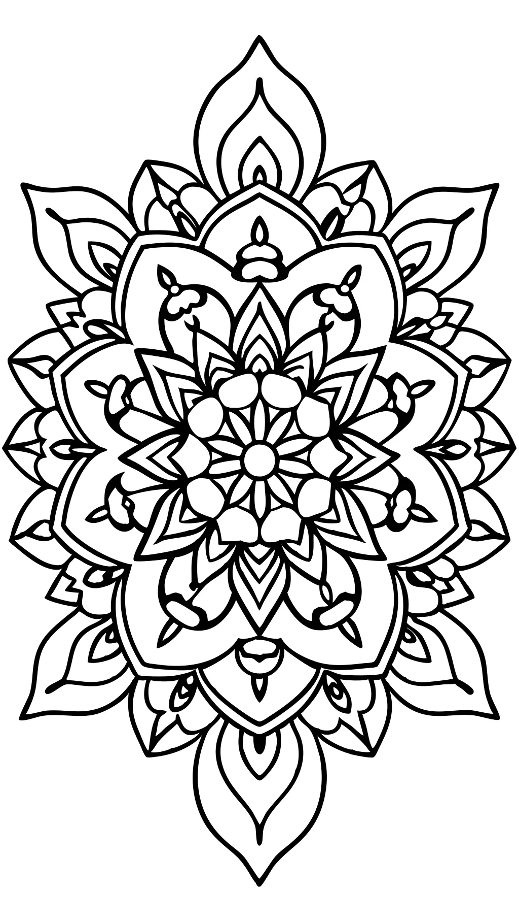 big coloring pages for adults